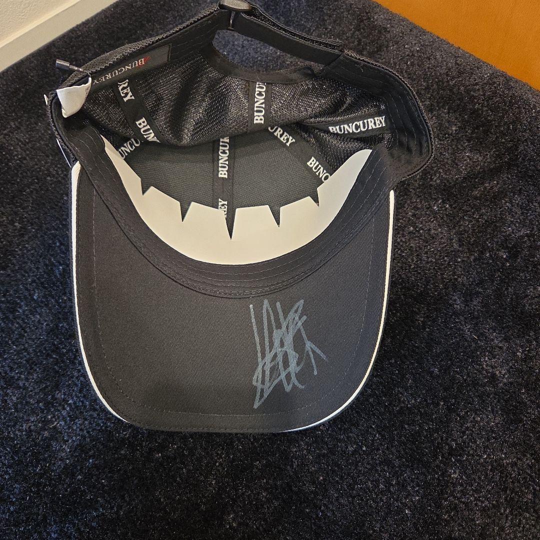 【新品未使用】【有名プロサイン付】BUNCUREYゴルフキャップ
