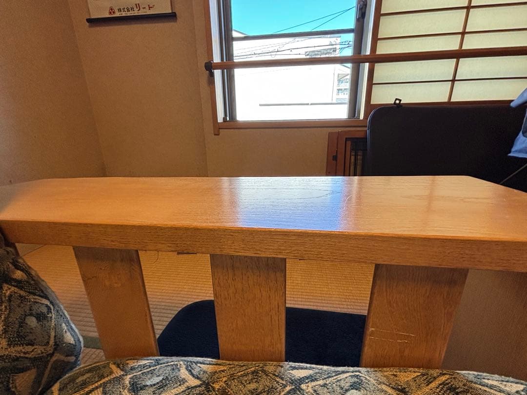 青と白の幾何学模様 2.3人掛けソファ