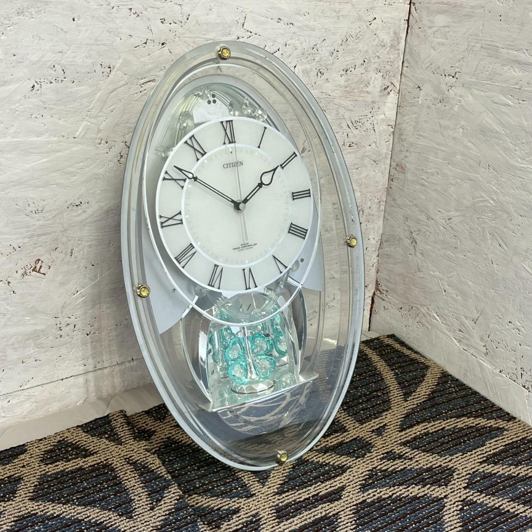 CITIZEN シチズン 電波掛時計 4MN438-0 メロディ時計 A1072