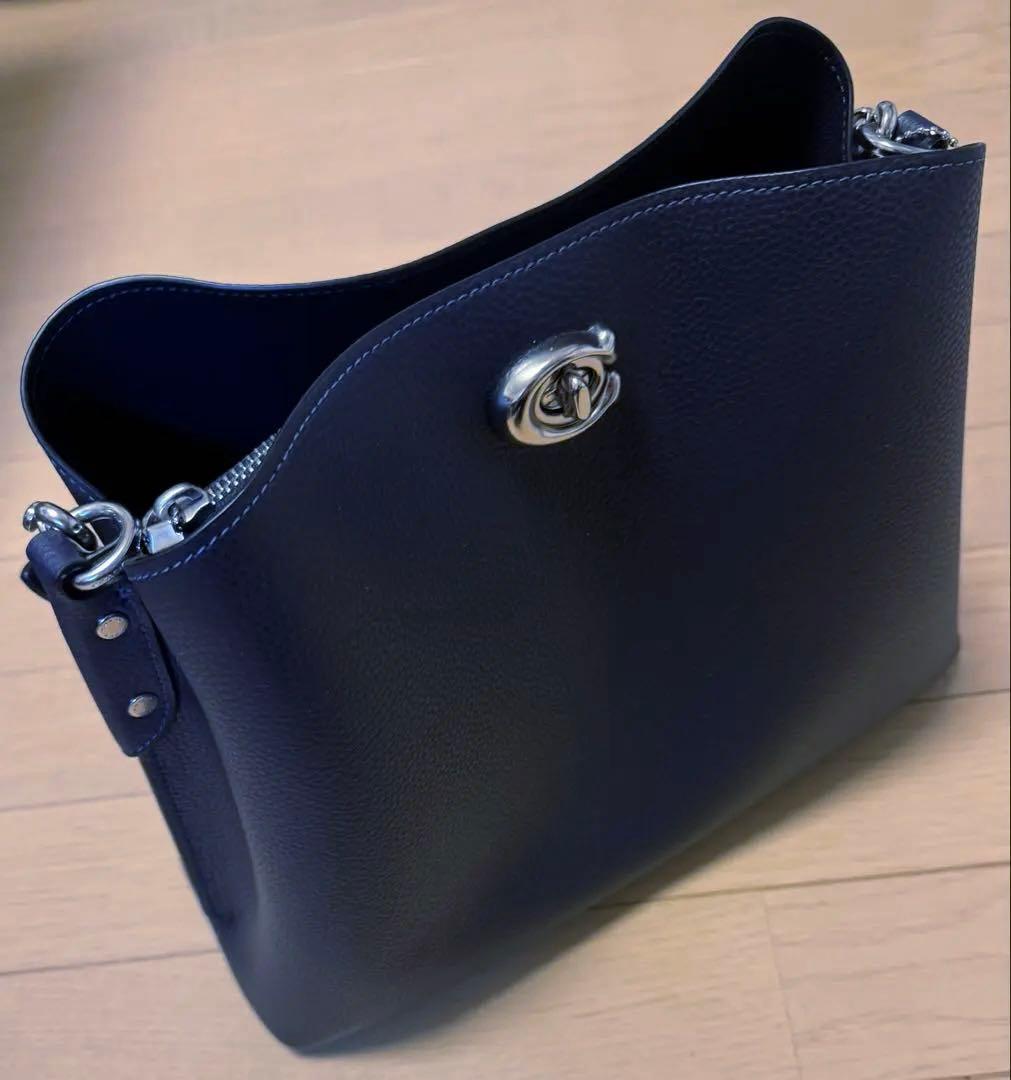 L*s様 COACH ネイビーウィロウ ショルダー バッグ　ペブルレザー　C26