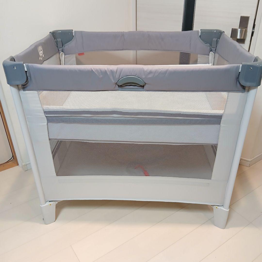 [美品]Aprica ココネルエアーAB グレーベアー　2135700