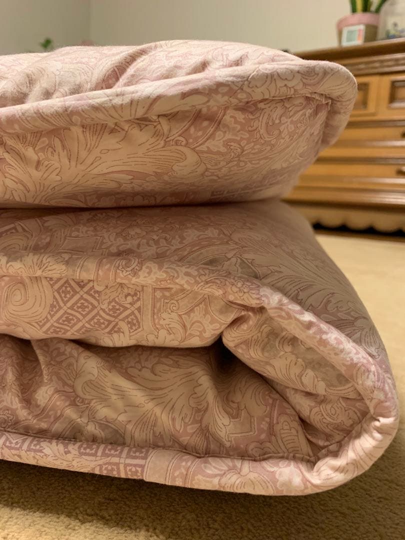 【新品】ウール　敷布団シングル　日本製コンパクト軽量タイプ