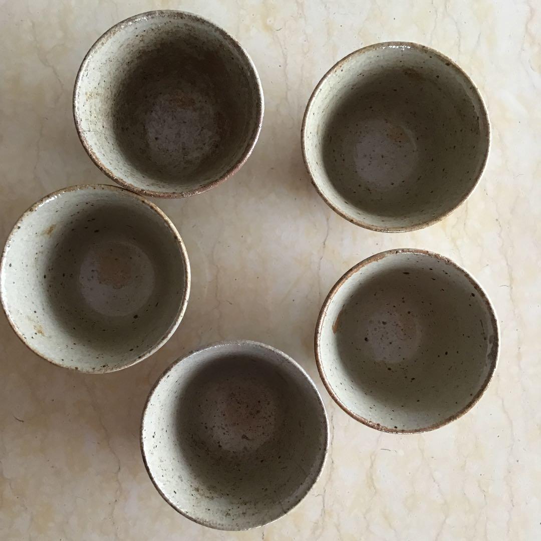 【伊賀焼】湯呑み 5客 バラ売り不可