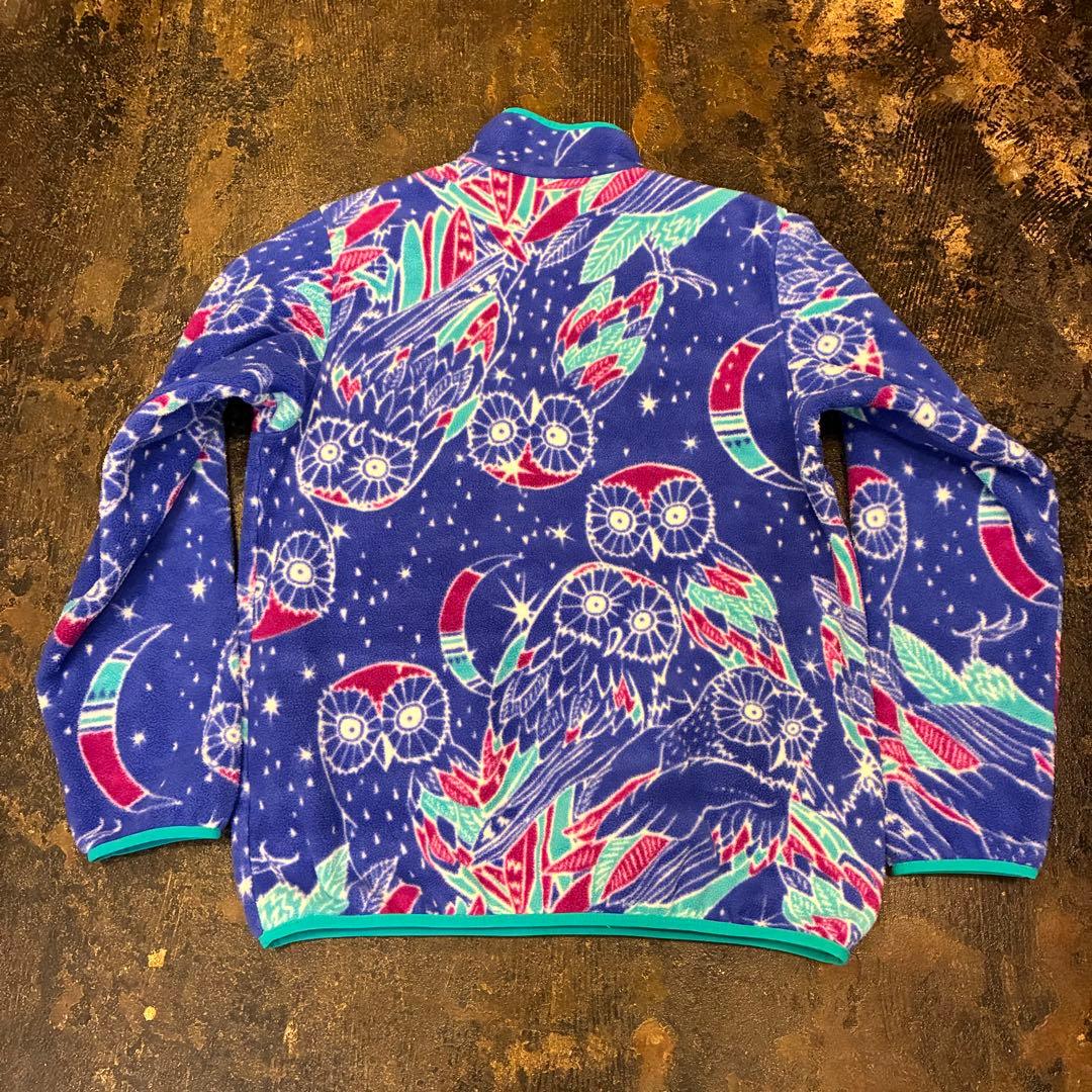 2016パタゴニア フクロウ 総柄 ライトウェイト シンチラ スナップT L