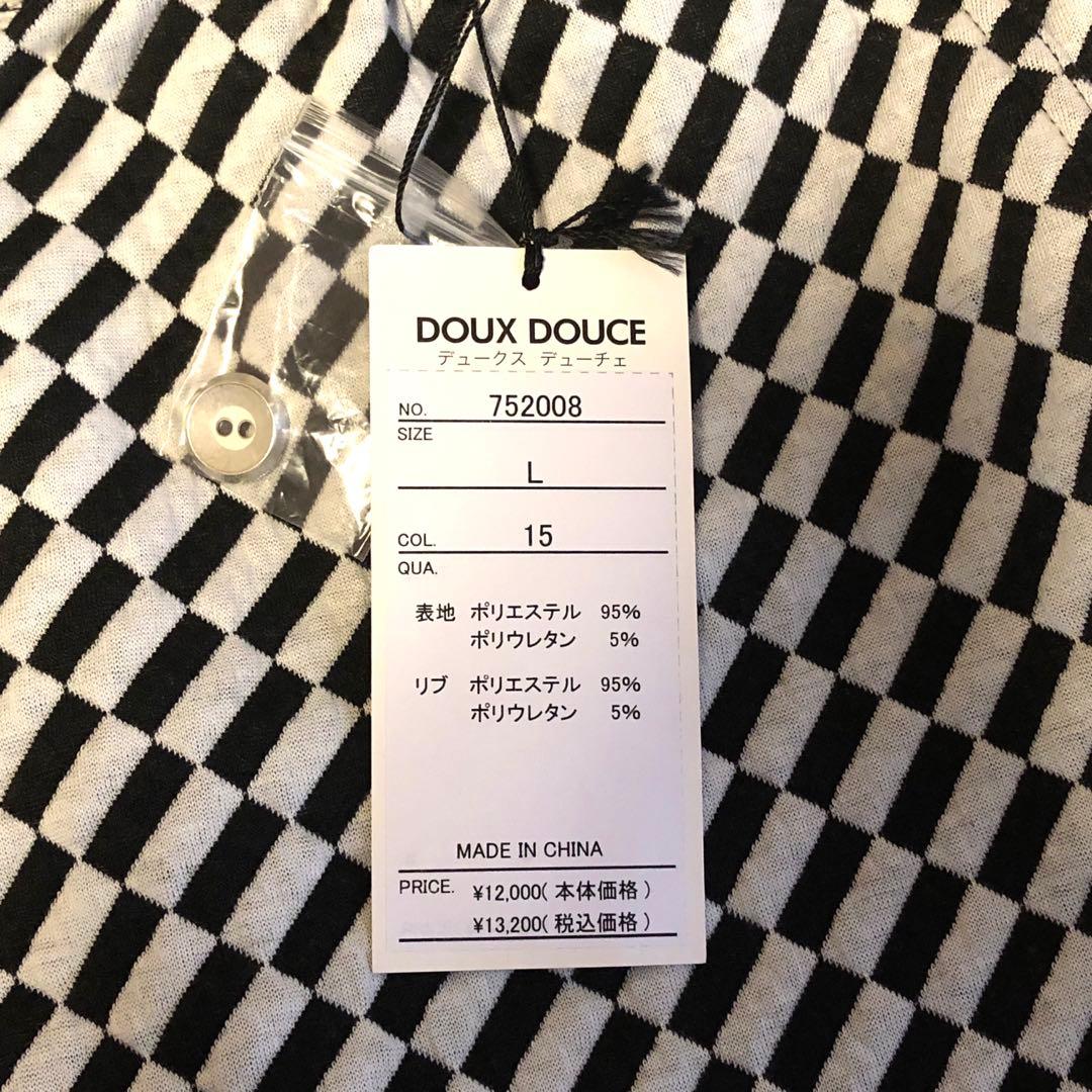 【新品未使用】DOUX DOUCE 黒 ブラック セットアップ 上下セット L