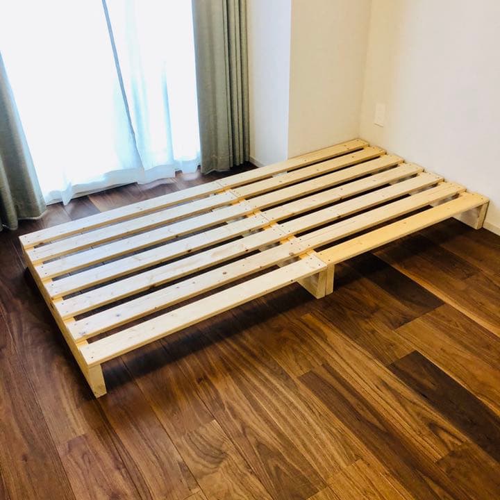 すのこベッド　キングサイズ