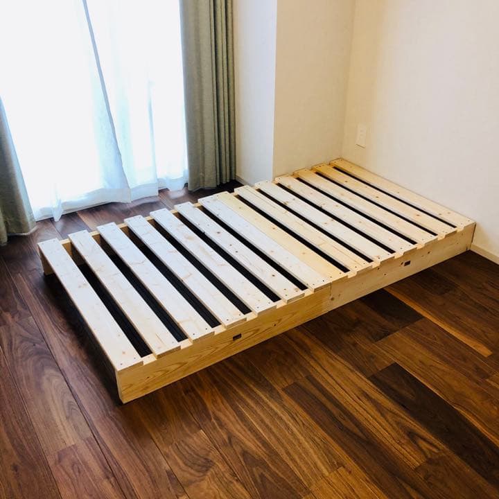 すのこベッド　キングサイズ