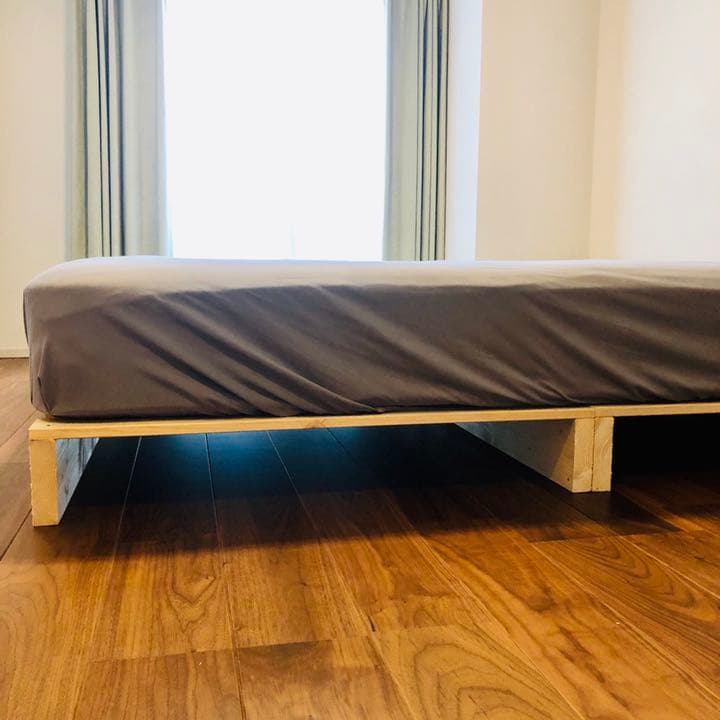 すのこベッド　キングサイズ