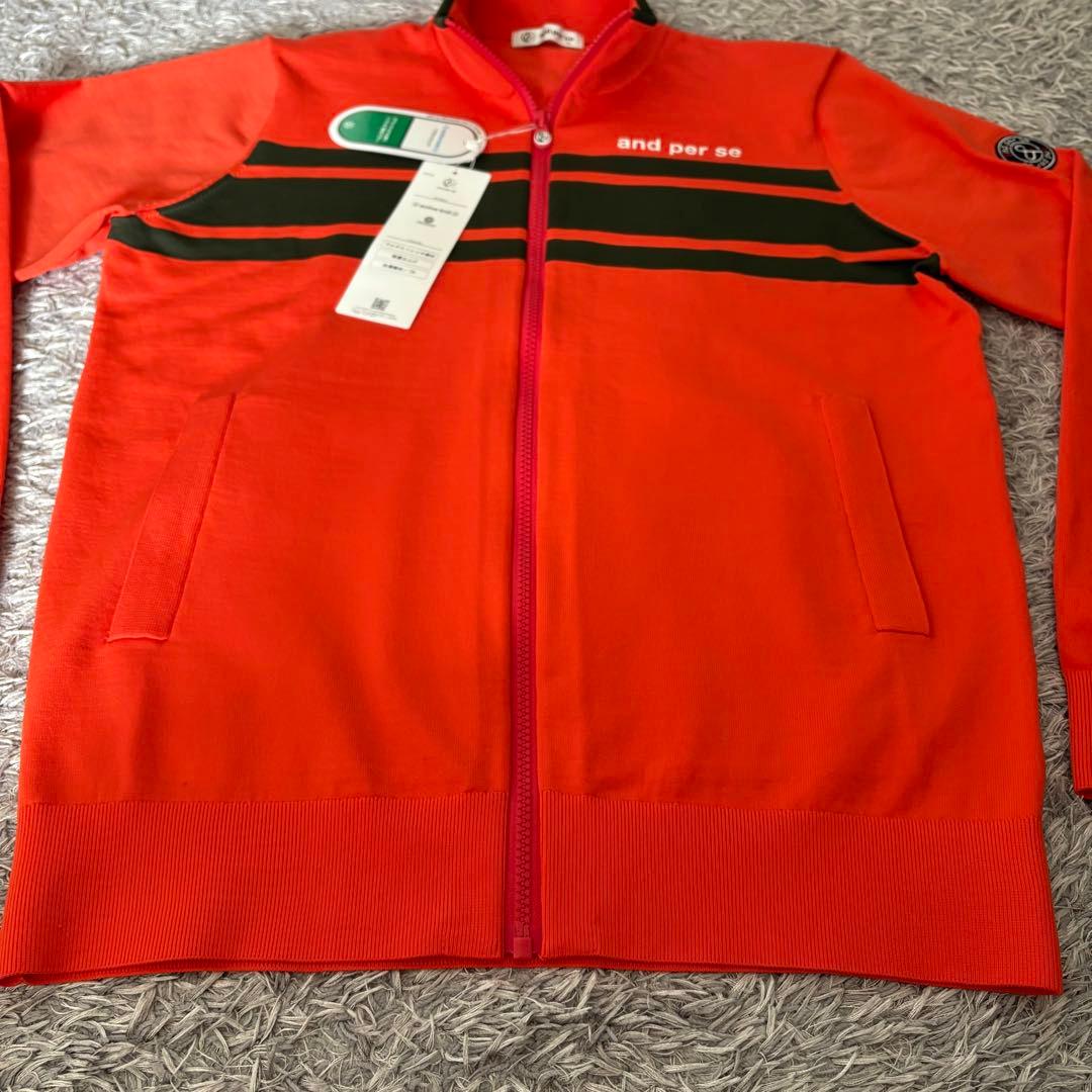 【タグ付き未使用】アンパスィ 2024AW ゴルフウェア ブルゾン ストレッチ