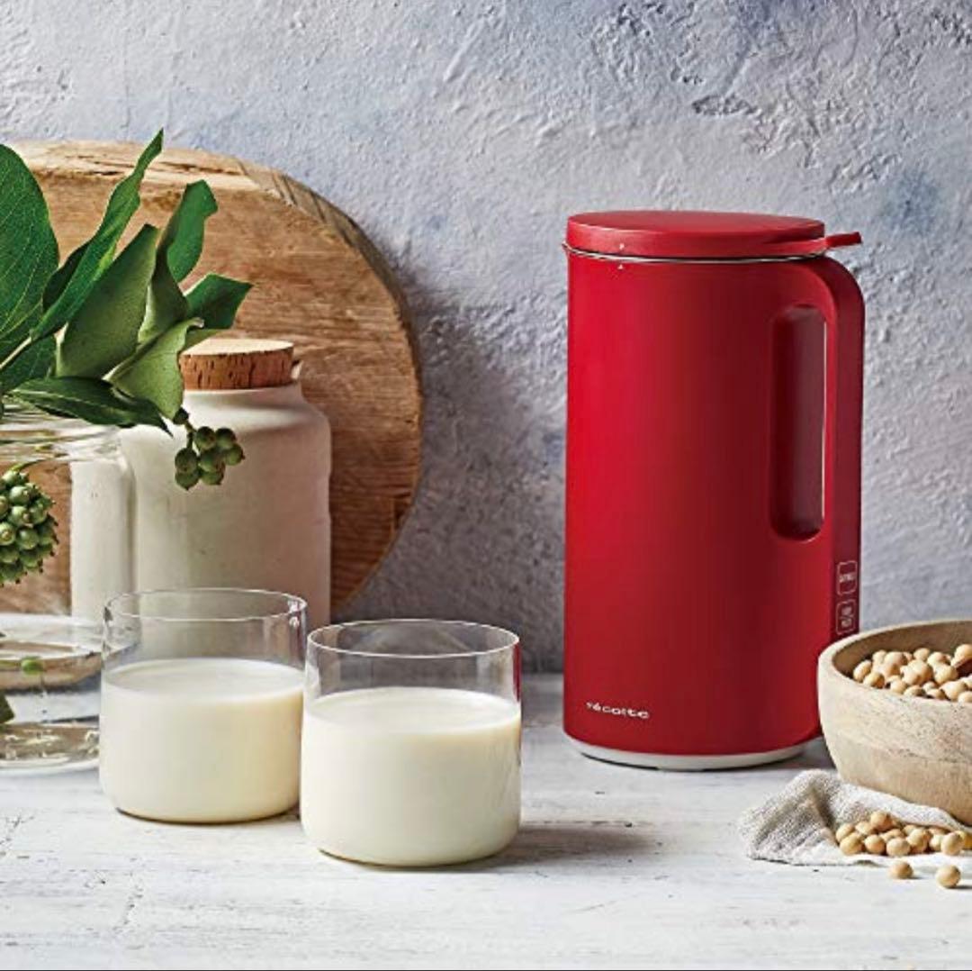 récolte Soy & Soup Blender レッド　美品