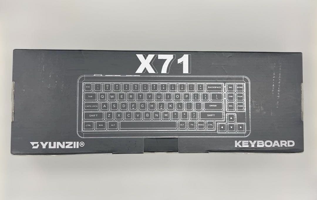 値下げ中510430 YUNZII X71 メカニカルゲーミングキーボード