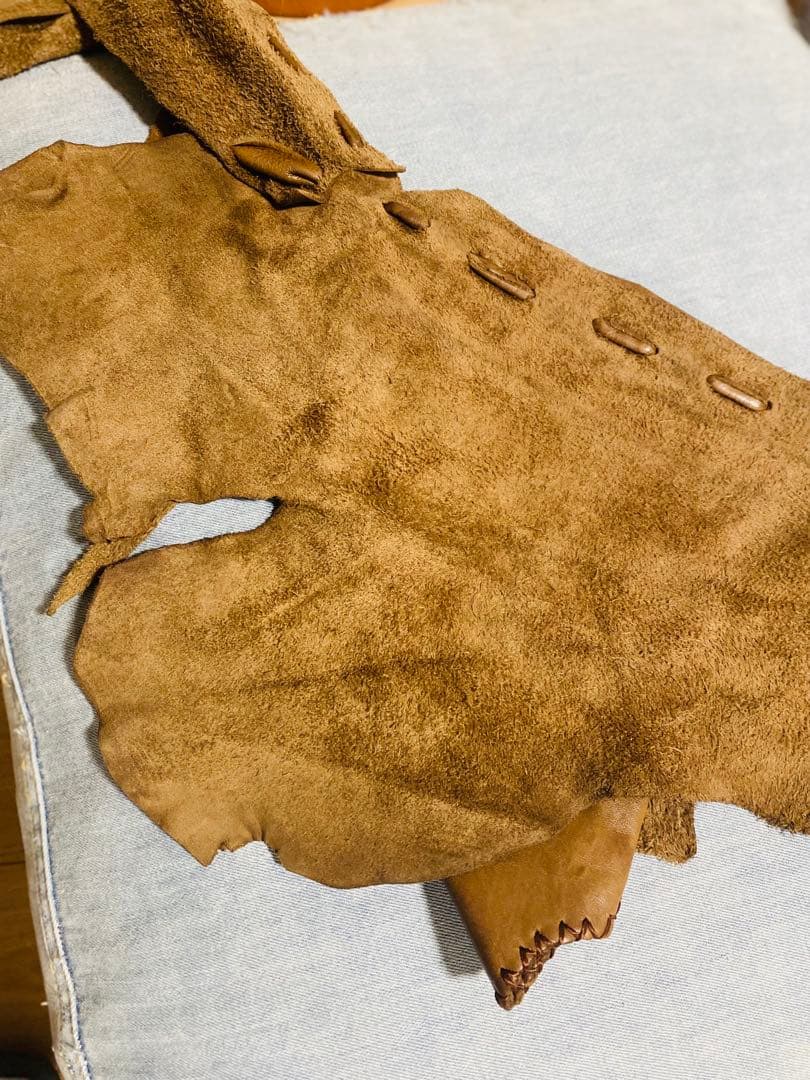 本革 レザー ブラウン ウエストポーチ ヒップバッグ ボヘミアン ギャル 海外