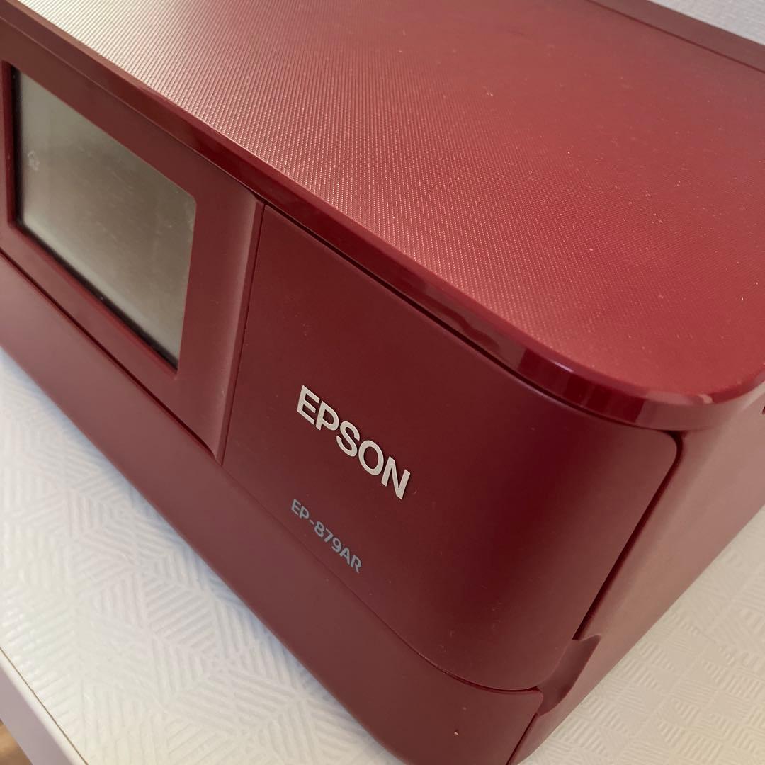 EPSON EP-879AR インクジェットプリンター 赤 ジャンク