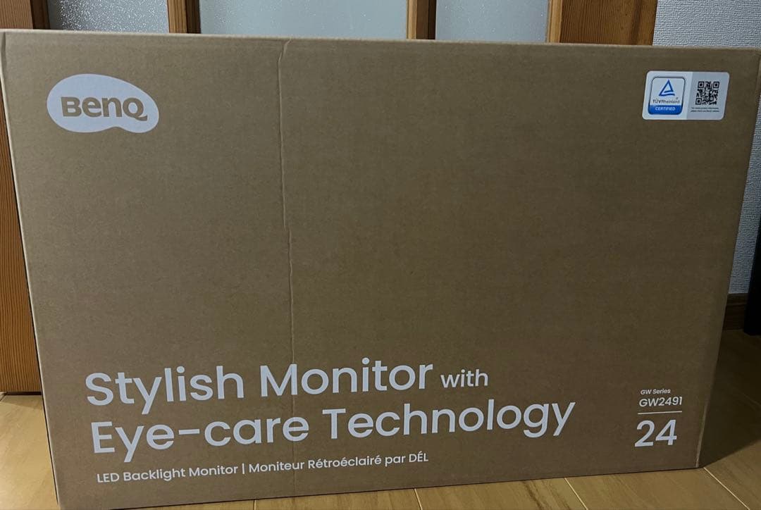 BenQ GW2491（23.8インチ フルHD 100Hz アイケアモニター）