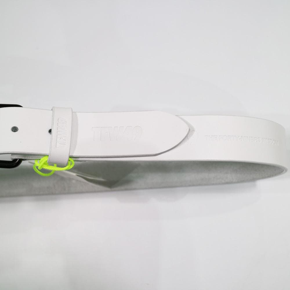 新品☆【TFW49】ベルト レザーベルト LEATHER BELT ロゴ型押し