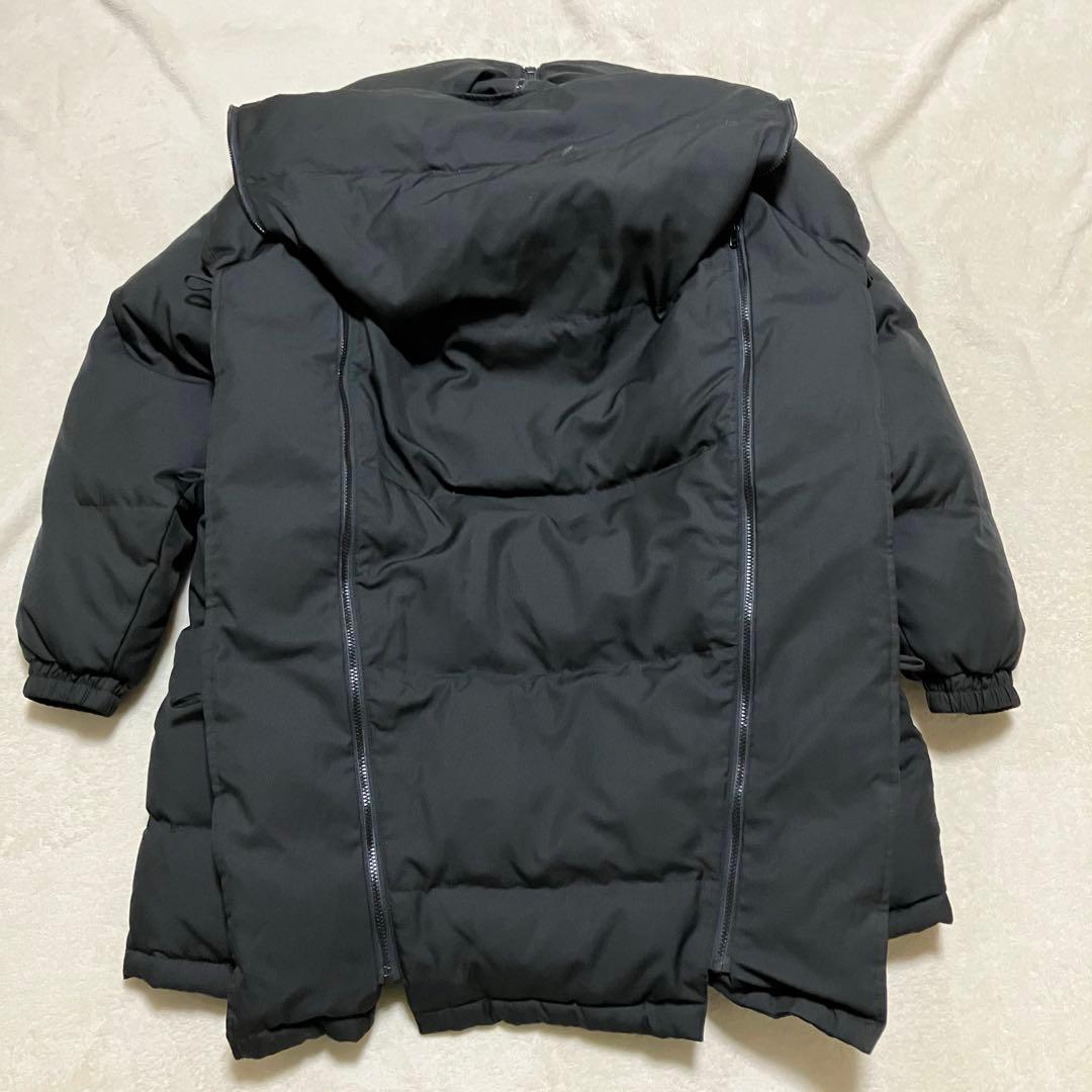 【Monbebe】ダッカー付きダウンコート　抱っこ　おんぶ対応　ブラック　美品