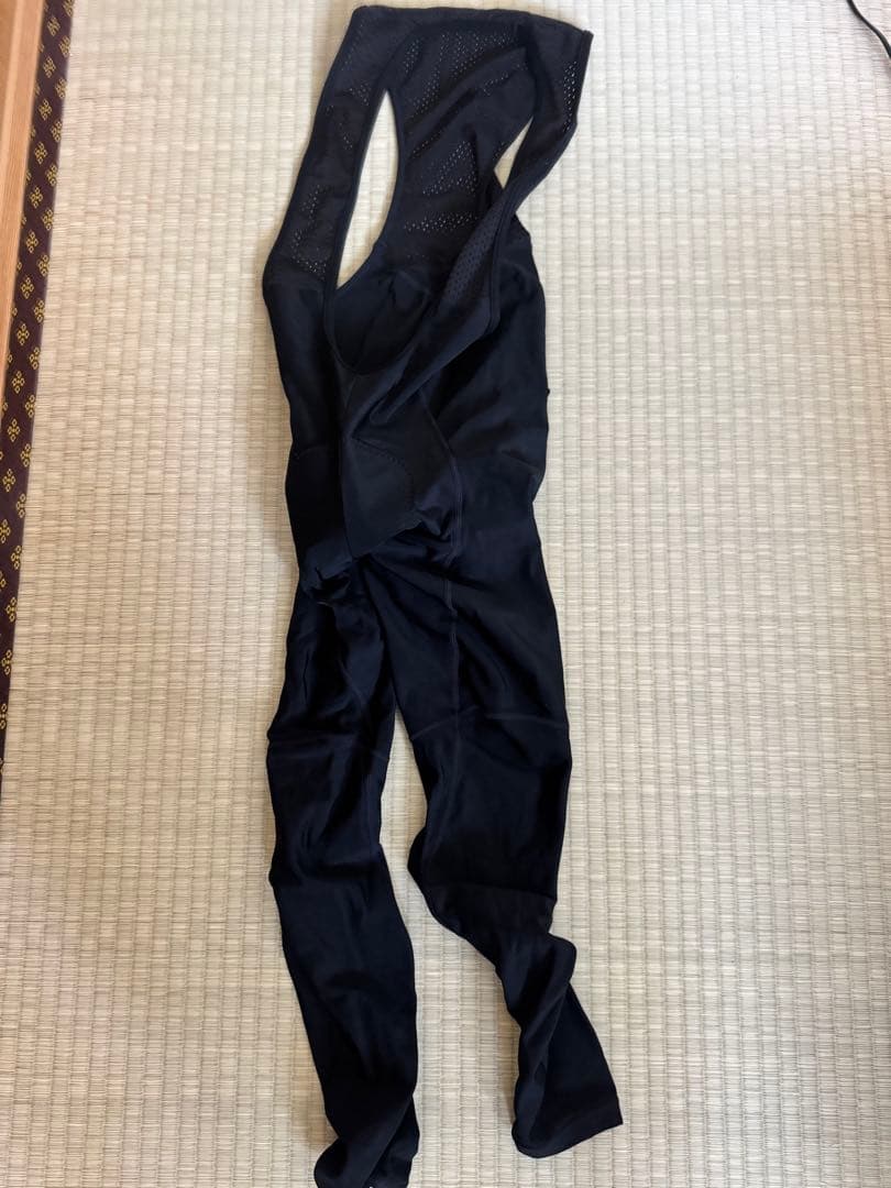 パールイズミ　コールドシェイド　ビブタイツ ブラック　M