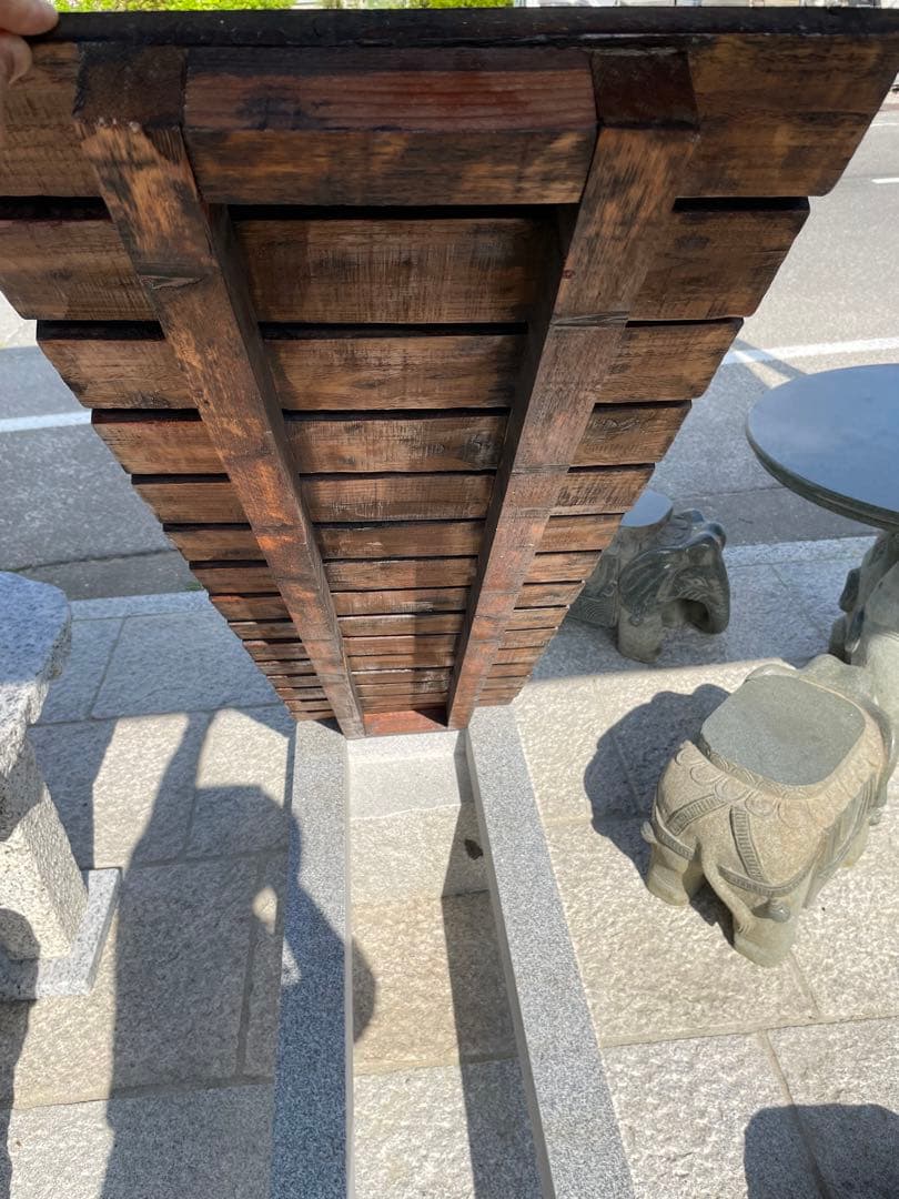 ガーデンチェア　ベンチ　国産品　手作り　引き取り限定