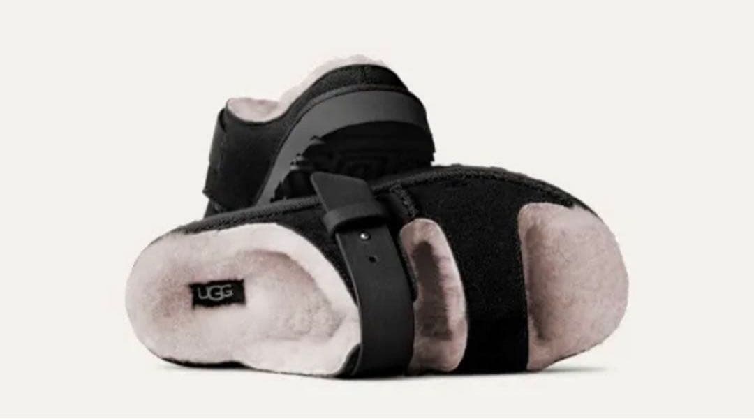 くり グリーンポート ストラップ スライド ugg ムートンサンダル