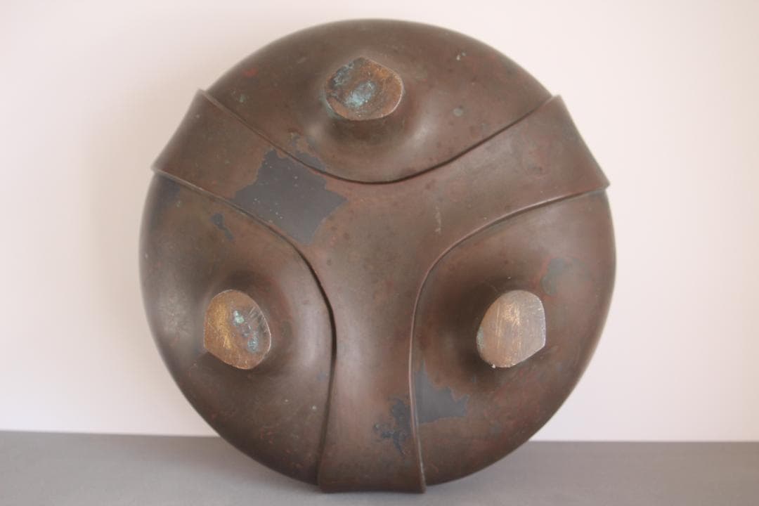 【海】【特大】中国古美術 清時代銅香炉【大明宣徳年製】在銘 重量約：5800ｇ