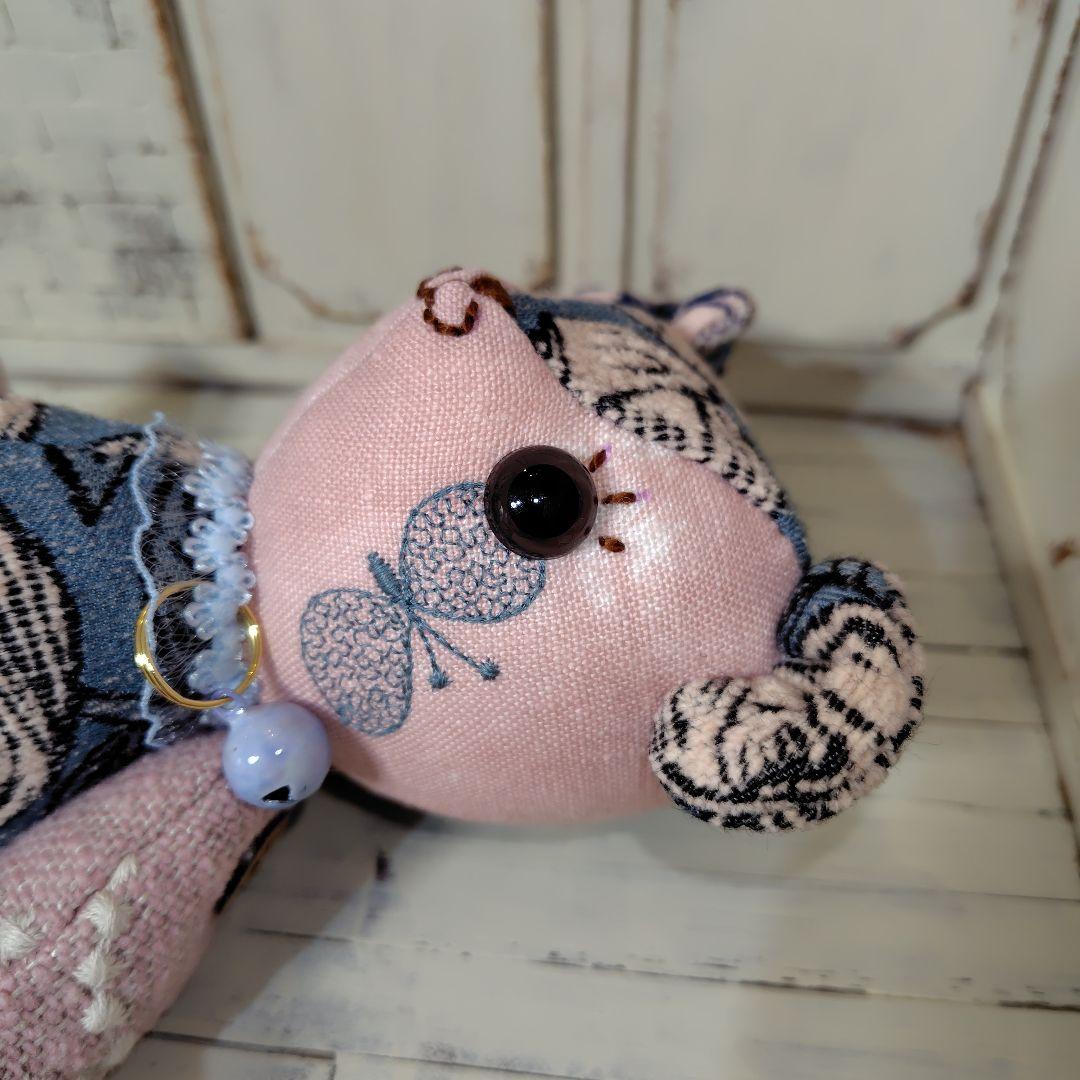 ミナペルホネン＊ハンドメイド＊ぬいぐるみ＊テディベア＊75