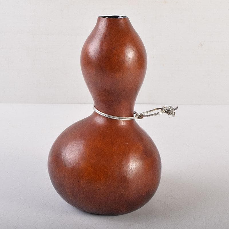 茶道具　中村宗哲作　利休好　瓢箪花生　裏千家十四代淡々斎極め箱　M　R8864