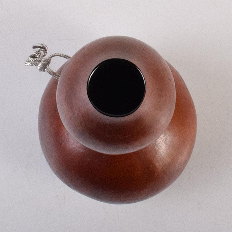 茶道具　中村宗哲作　利休好　瓢箪花生　裏千家十四代淡々斎極め箱　M　R8864