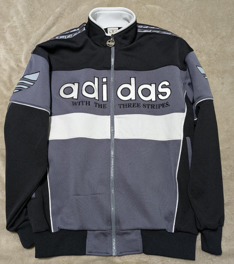 希少 L-O デサント製 adidas トラックジャケット セットアップ 90s