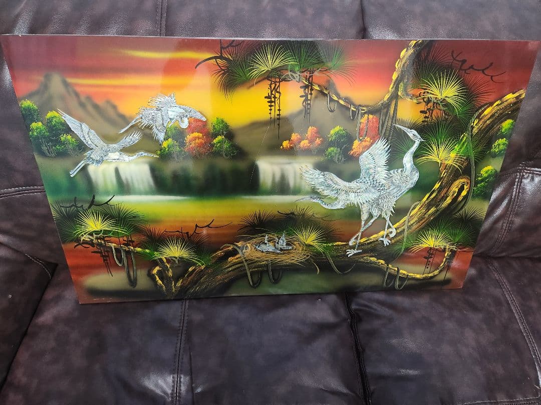 古董 精美画作　　　　　　　　　　　　　　骨董品　高級感ある綺麗な絵