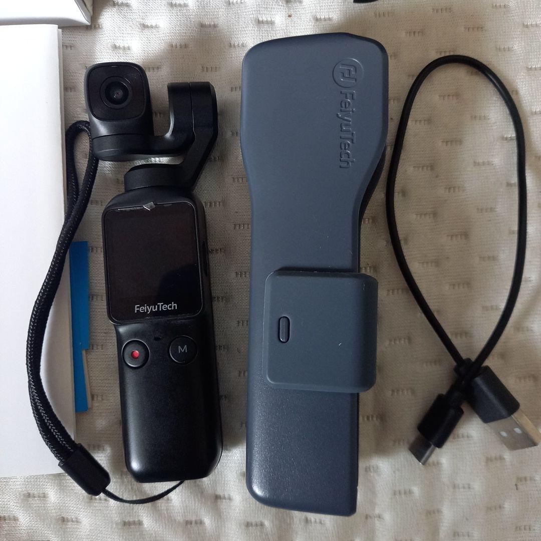 Feiyu Pocket 6軸ジンバル付 超小型 4kカメラ　ポーチおまけ付き