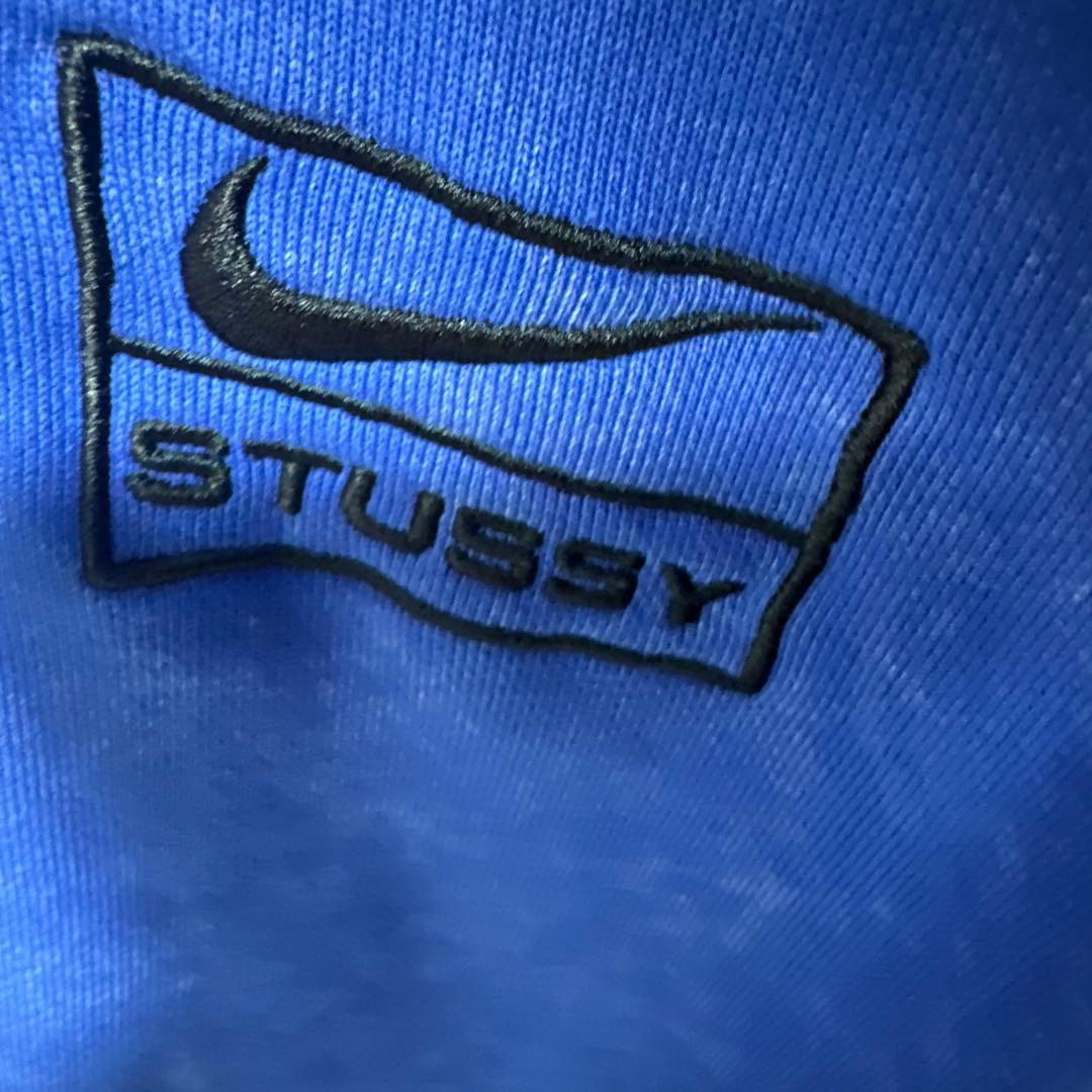 Nike Stussy コラボ スウェット M 青