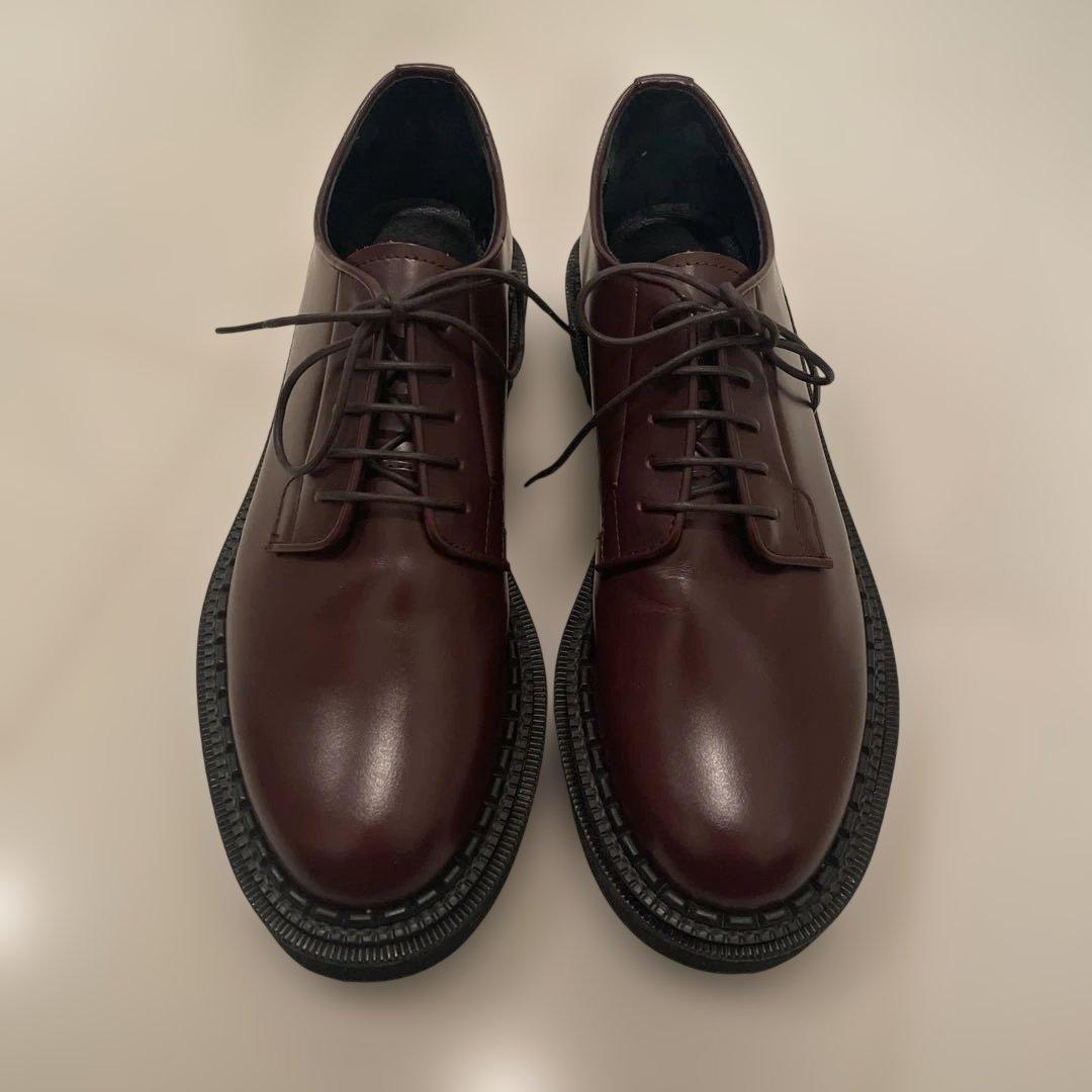 限定値下MAISON SPECIAL ビブラムタンクソールプレーントゥシューズ