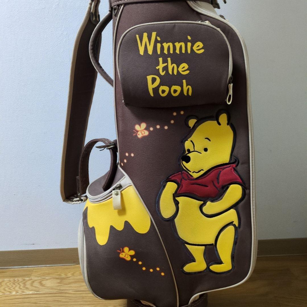 初心者用クラブとボール付き　プーさんキャディーバック