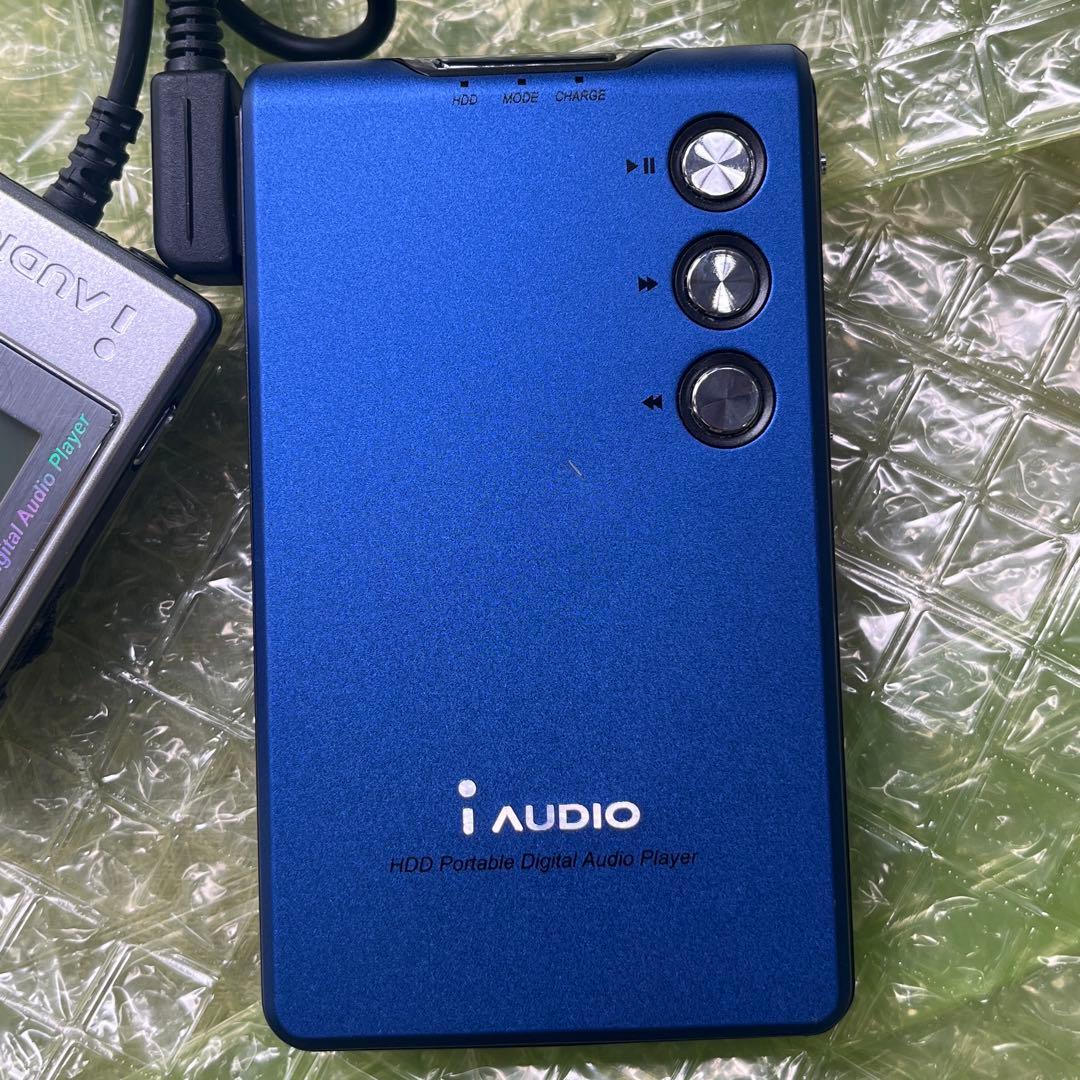 i AUDIO ポータブルデジタルオーディオプレーヤー　ブルー