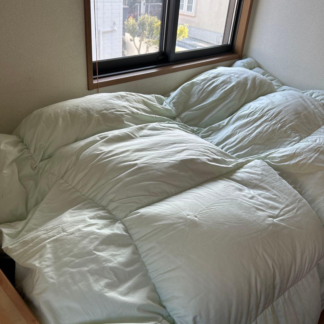 最高級グランドマザーグースダウン！ダブル！クリーニング済み！