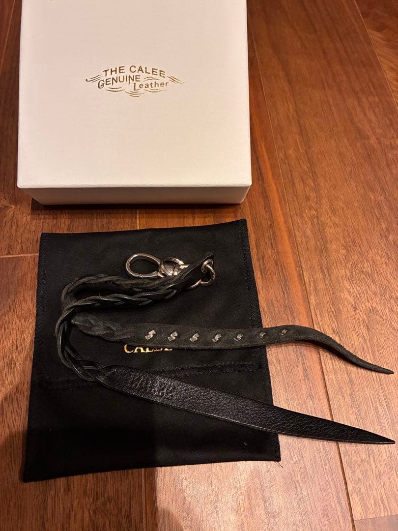 CALEE スタッズレザーキーホルダー　30cm