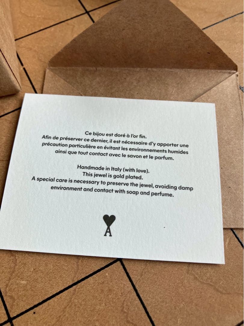 新品箱入りAMI ALEXANDRE MATTIUSSI アミパリス 片耳ピアス