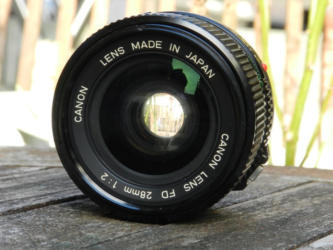 クモリあり　Canon NEW FD 28mm f/2 レンズ　キャノン