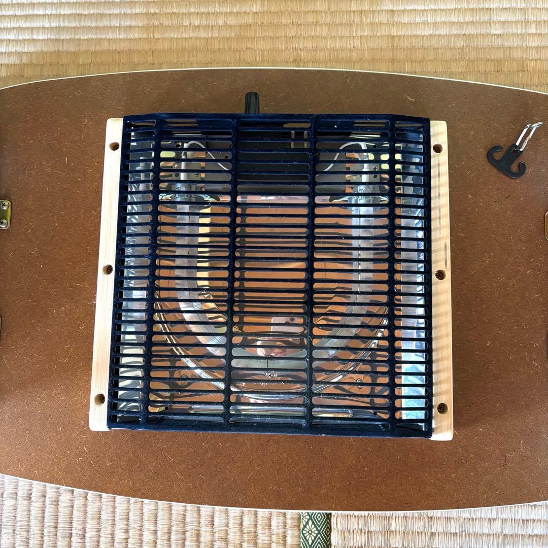 【ニトリ】折れ脚 こたつ ホワイトウォッシュ 楕円