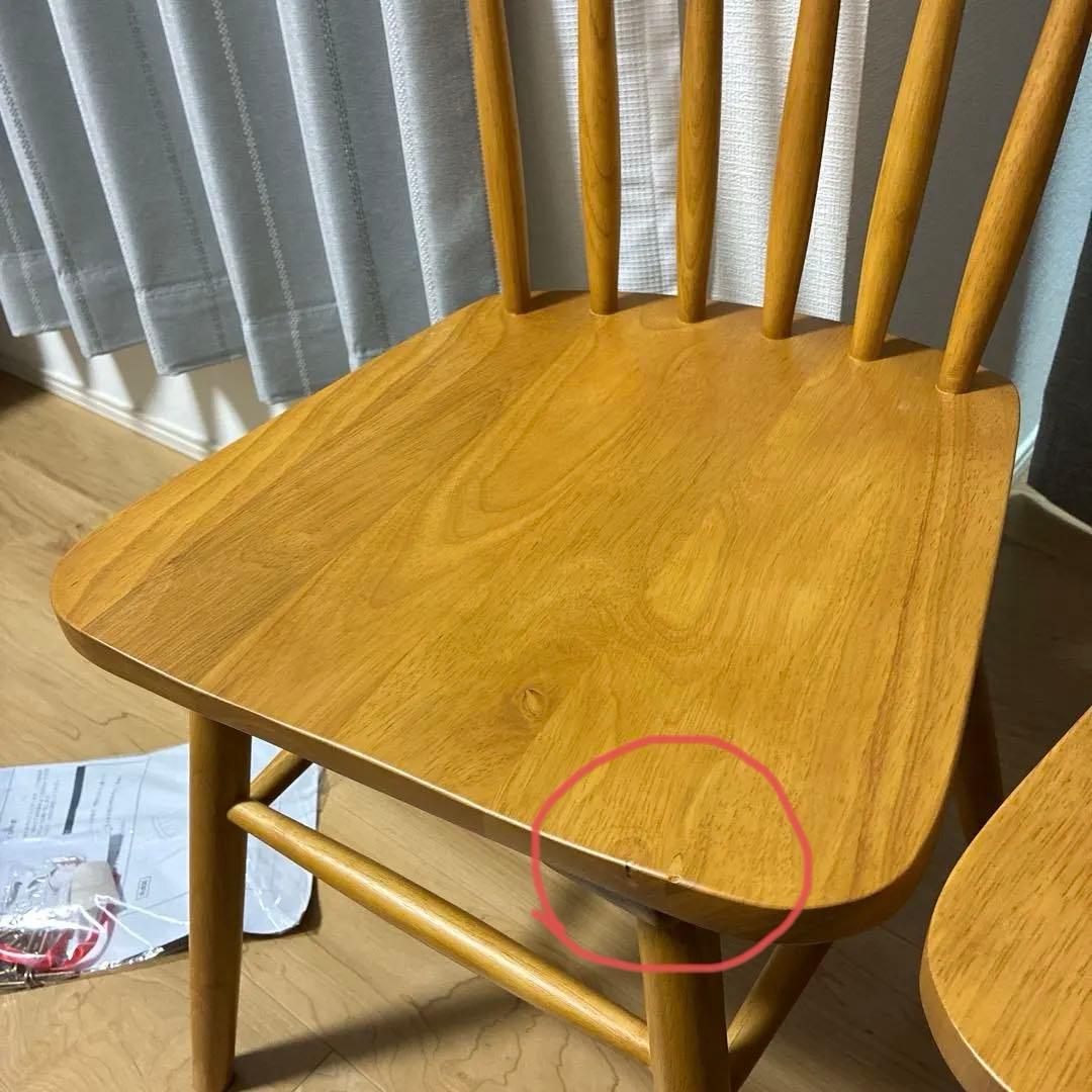 未使用　ウィンザーチェア 2脚セット