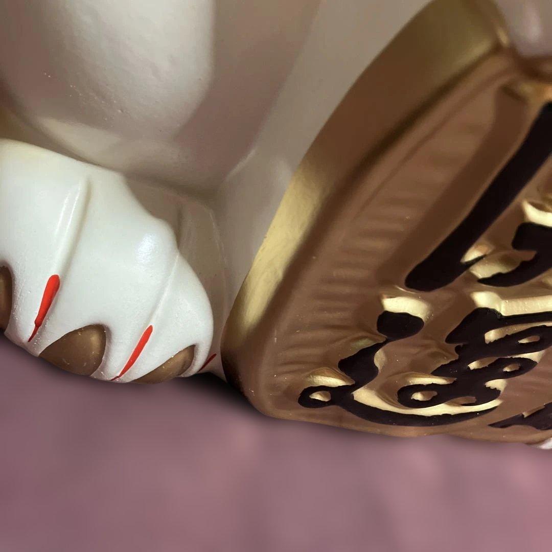 レトロ　招き猫　貯金箱　超特大　(29 )