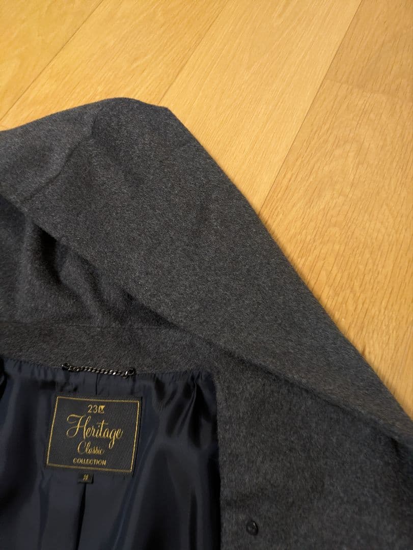 極美品　23区　ロロ・ピアーナ　ロロピアーナ　ウールコート　フード　38