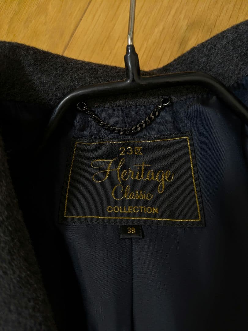 極美品　23区　ロロ・ピアーナ　ロロピアーナ　ウールコート　フード　38