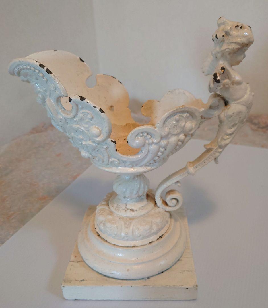 白いオブジェ天使 アンティーク エンジェル イギリス