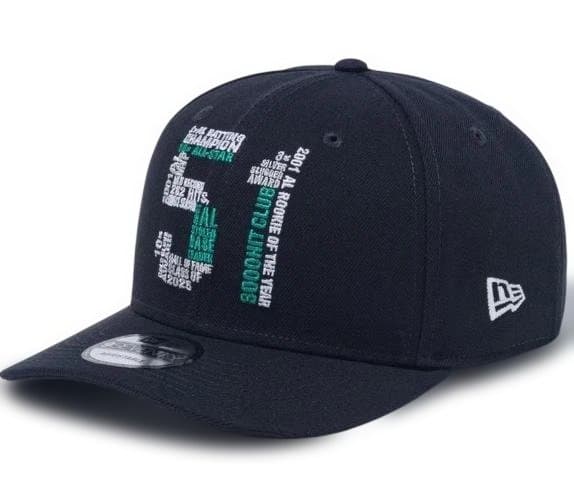 【新品・未使用】MLB イチロー 2025 殿堂入り ニューエラ 刺繍 キャップ