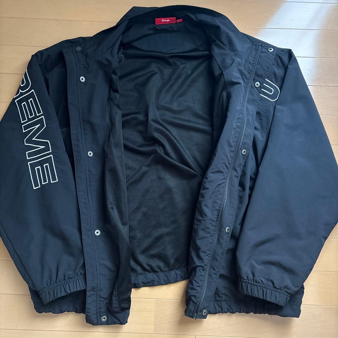 SUPREME ブラック ナイロンジャケット XL