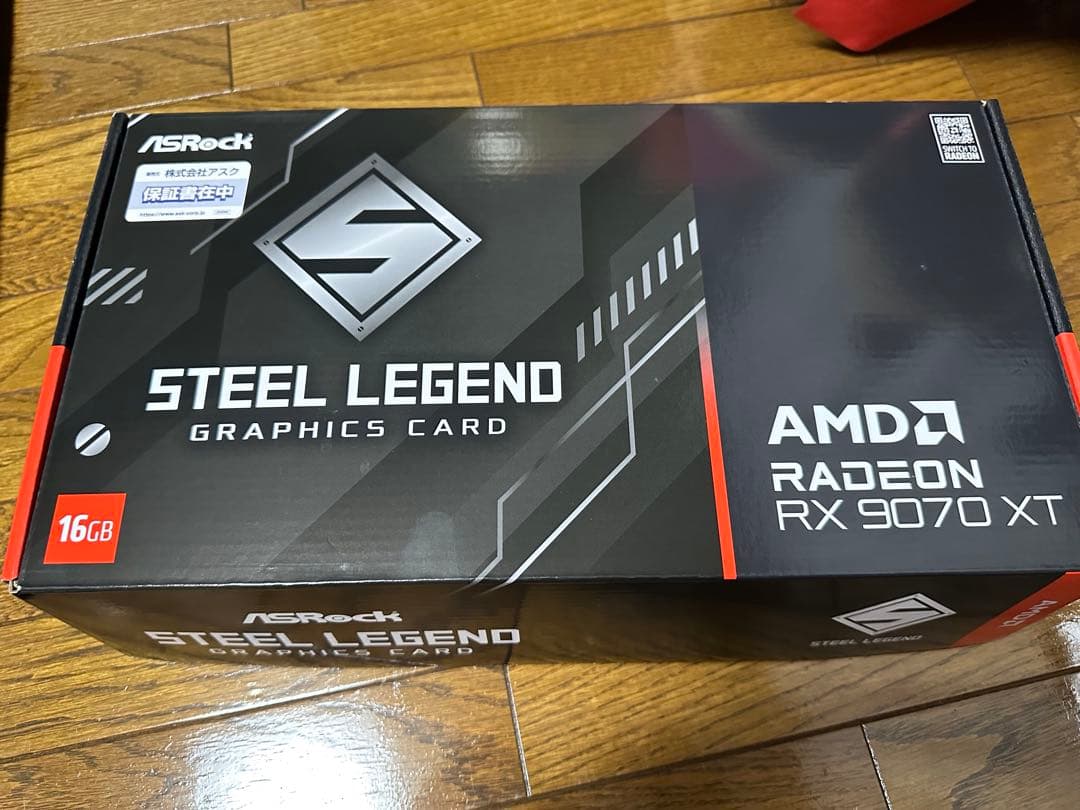 グラフィックボード・グラボ・ビデオカード ASRock Steel Legend RX 9070 XT 16GB