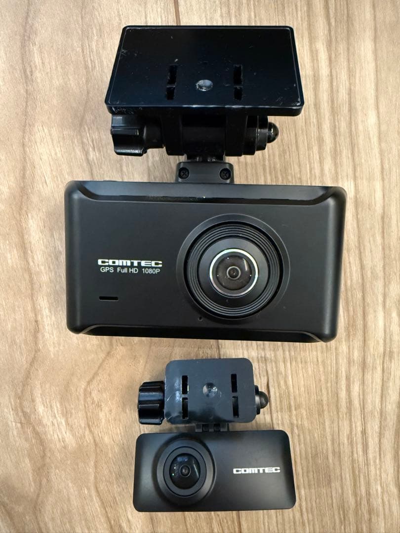 COMTEC ZDR025 ドライブレコーダー 前後2カメラ