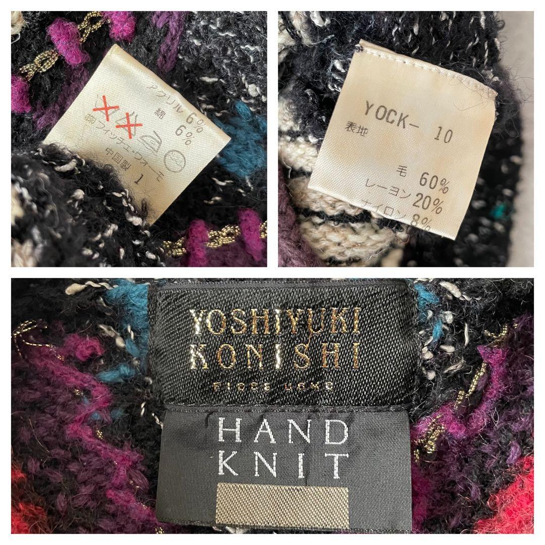 FICCE UOMO YOSHIYUKI KONISHI ハンドニット 3D 柄