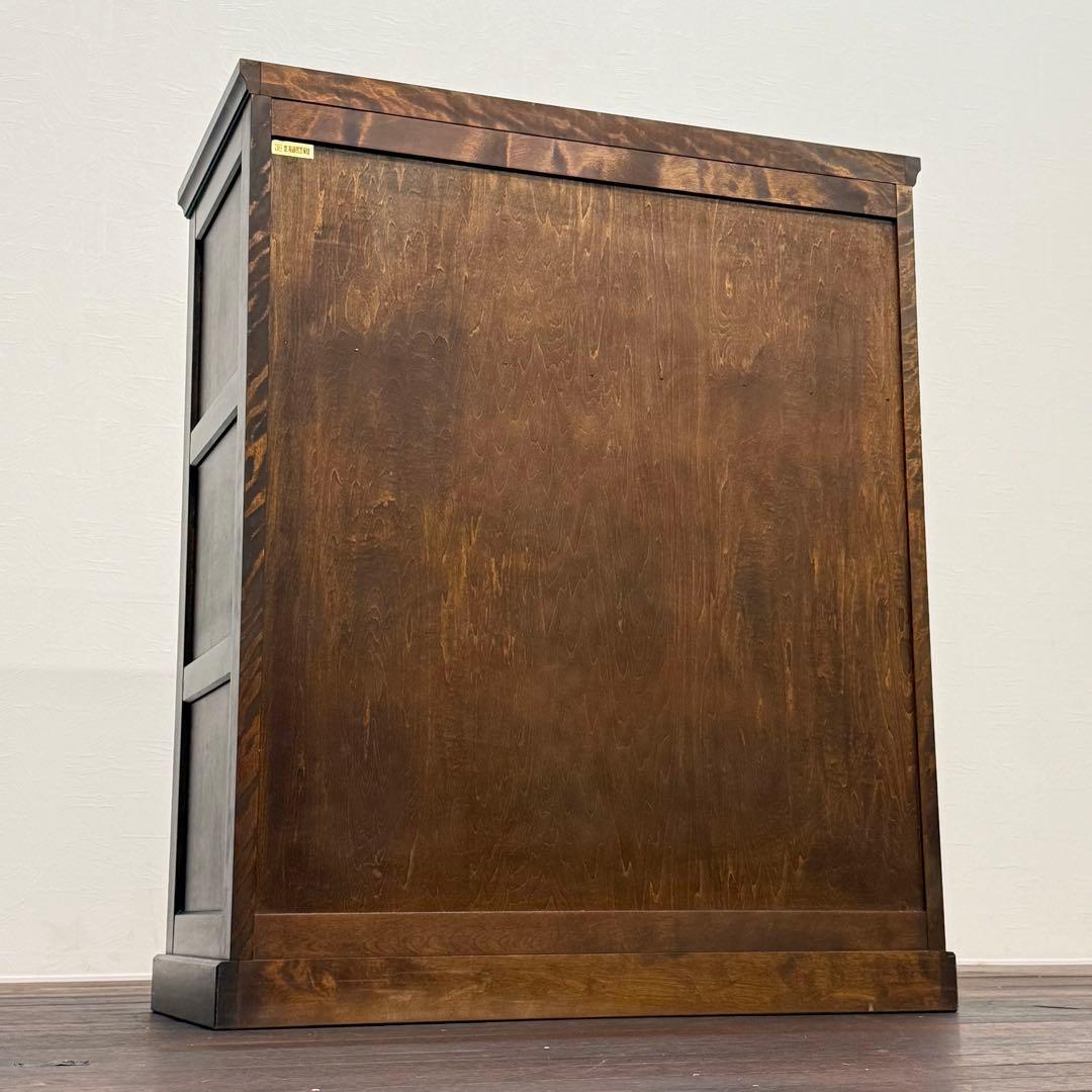 H110K58 北海道民芸家具 6段チェスト 樺材 無垢材